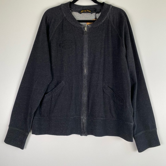 Women’s Vintage Harley-Davidson zip cardigan NWT - Picture 4 of 13